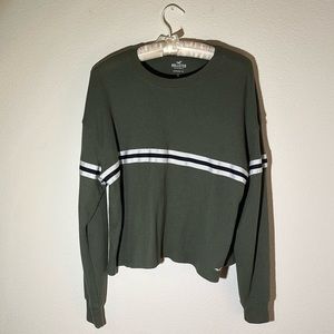 Hollister Boyfriend Tee with Stripe Detail